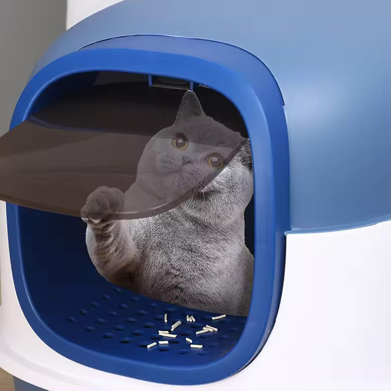 Long Closed Toilet (Litter box)