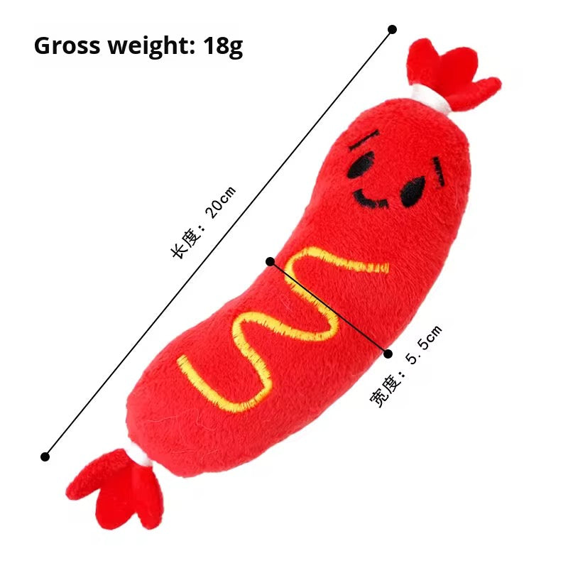 Dog soft toy "sausage"