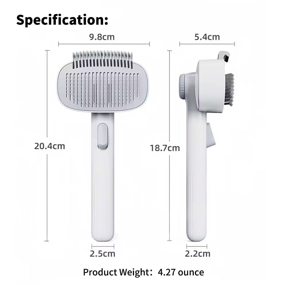 2in1 Pet deshedding comb
