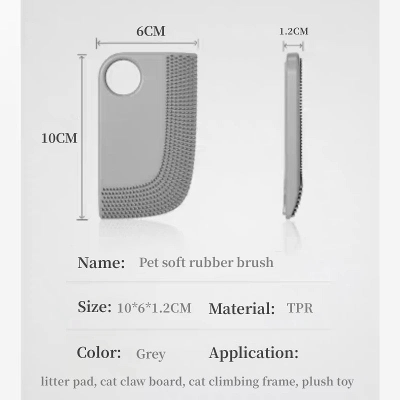 ბეწვის მოსაშორებელი სილიკონის ჯაგრისი