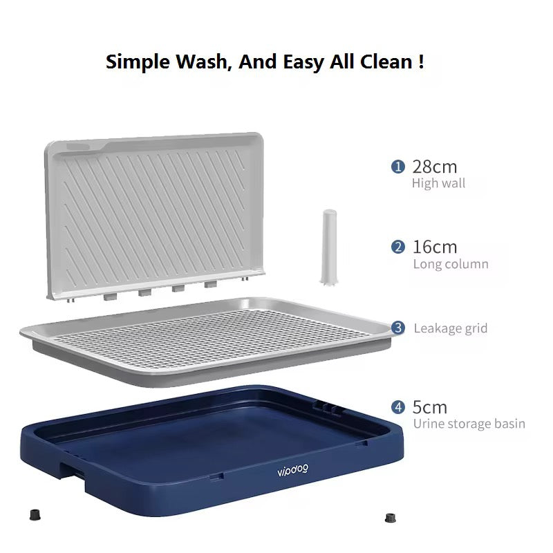 Dog Toilet with Wall