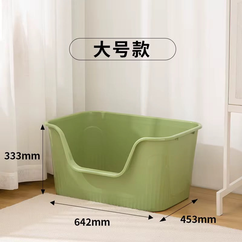 კატის გიგანტური ღია ტუალეტი