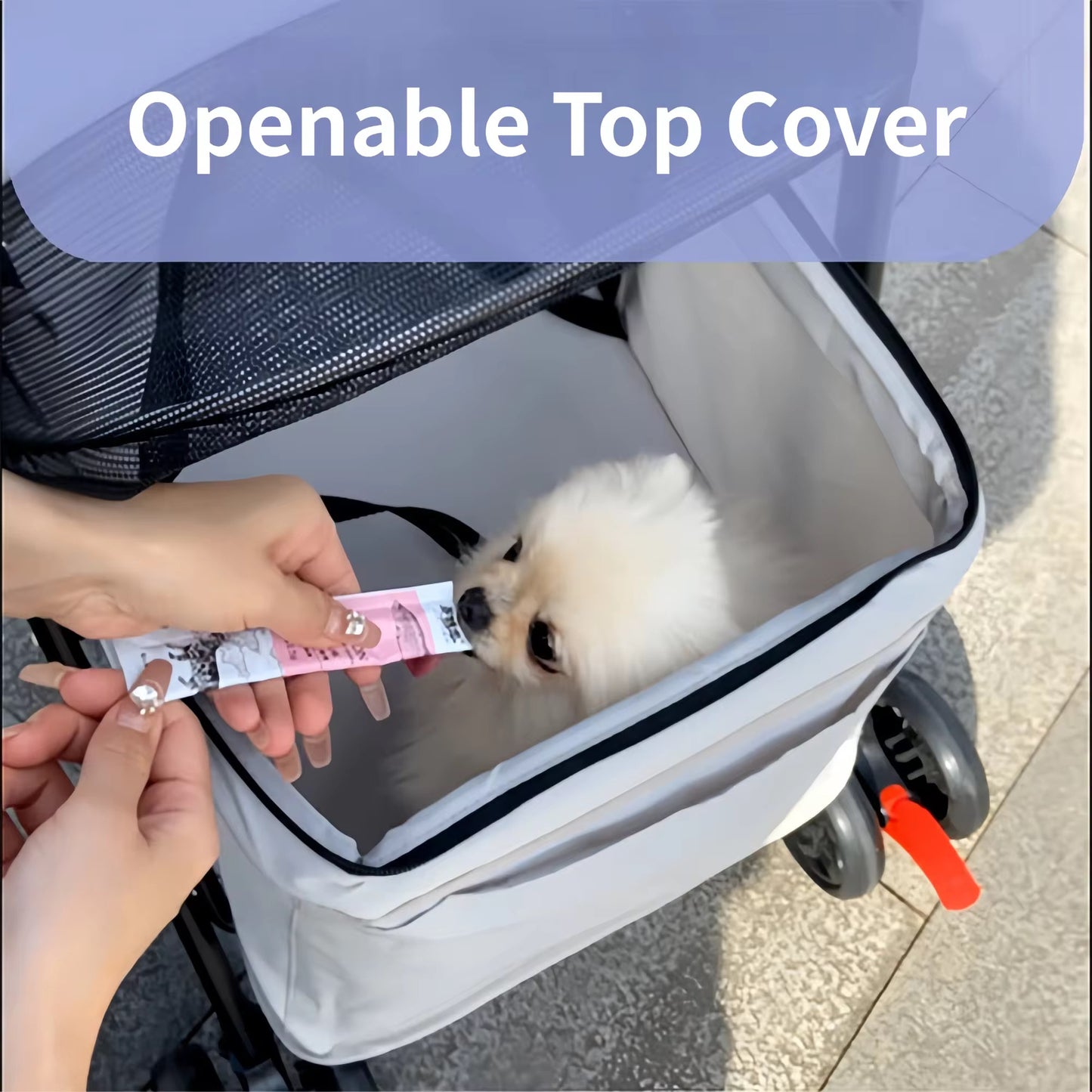 Pet stroller carrier