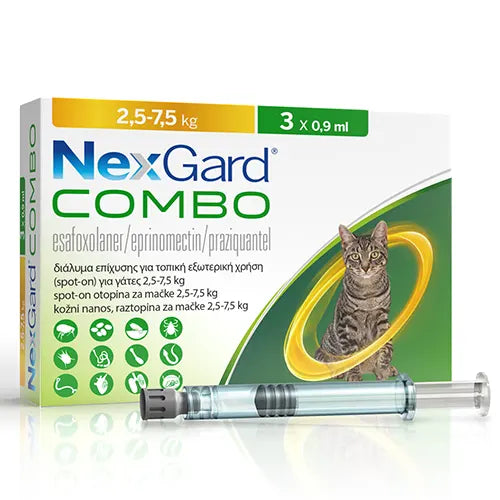 NexGard Combo Drops 2.5-7.5 kg