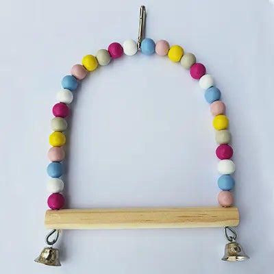 Parrot Swing with Balls and Bells