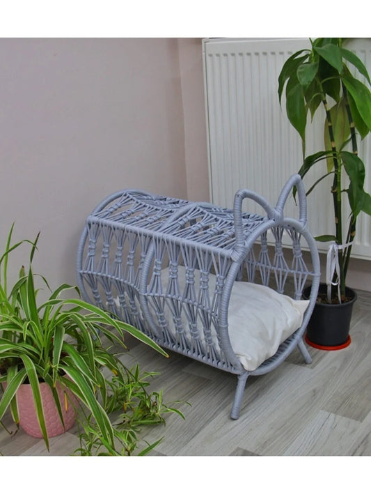 Pet tunnel metal bed