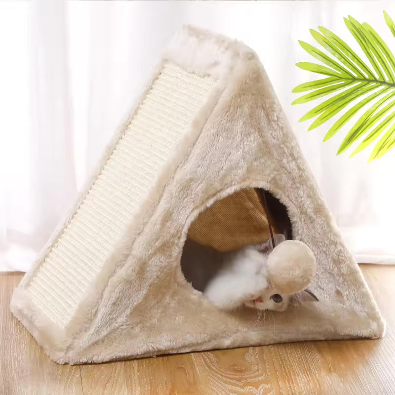 Triangle Scratcher Bed