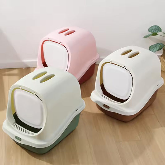 Cat Closed Litter Box (Toilet)