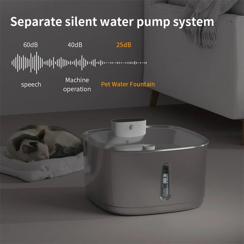 Water Dispenser (Fountain) Wireless Stainless Steel 3.2L