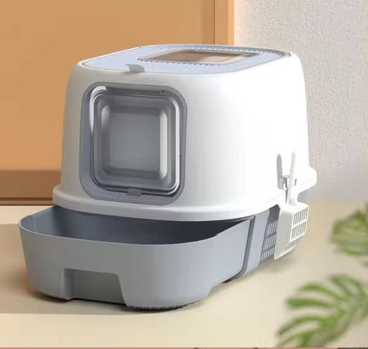 Cat Enclosed Large Litter Box