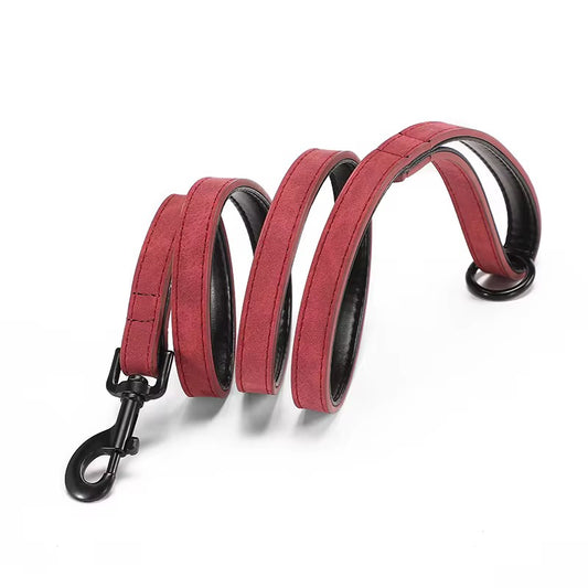 Pet leather leash