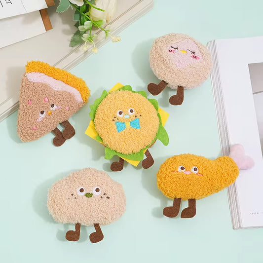 Dog soft toy Burger/Chicken