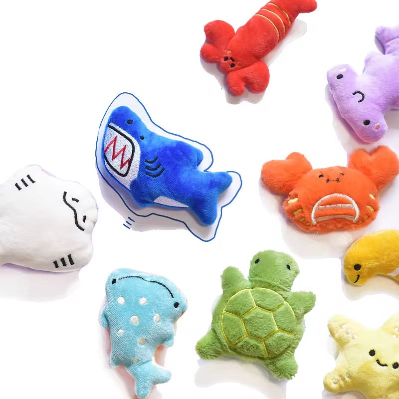 Dog soft toy "ocean creatures"