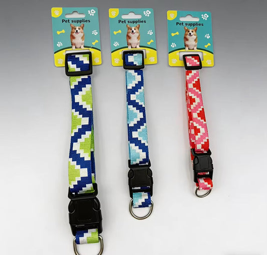 Pet collar colorful