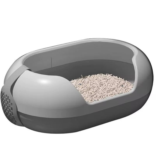 Cat open litter box large