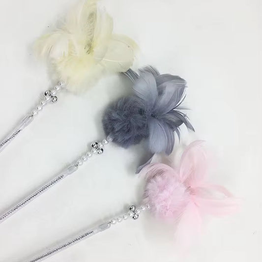 Cat stick toy Feather