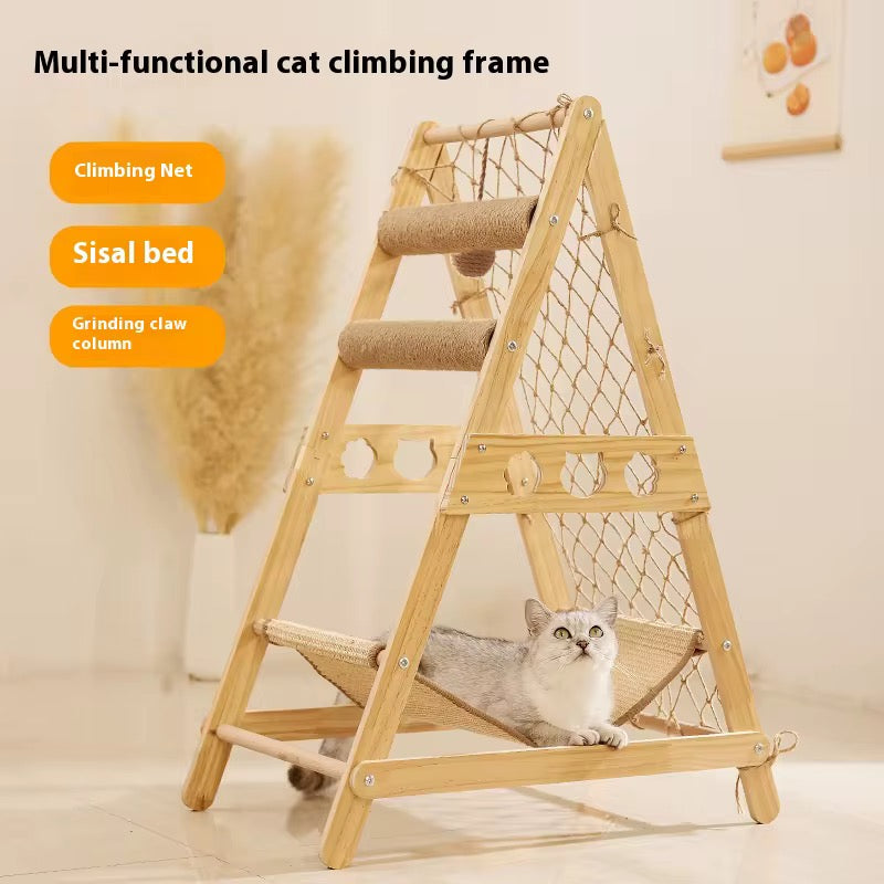 Cat Wood Scratcher Tower Tree