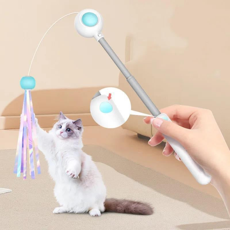 Cat Stick Toy with Laser