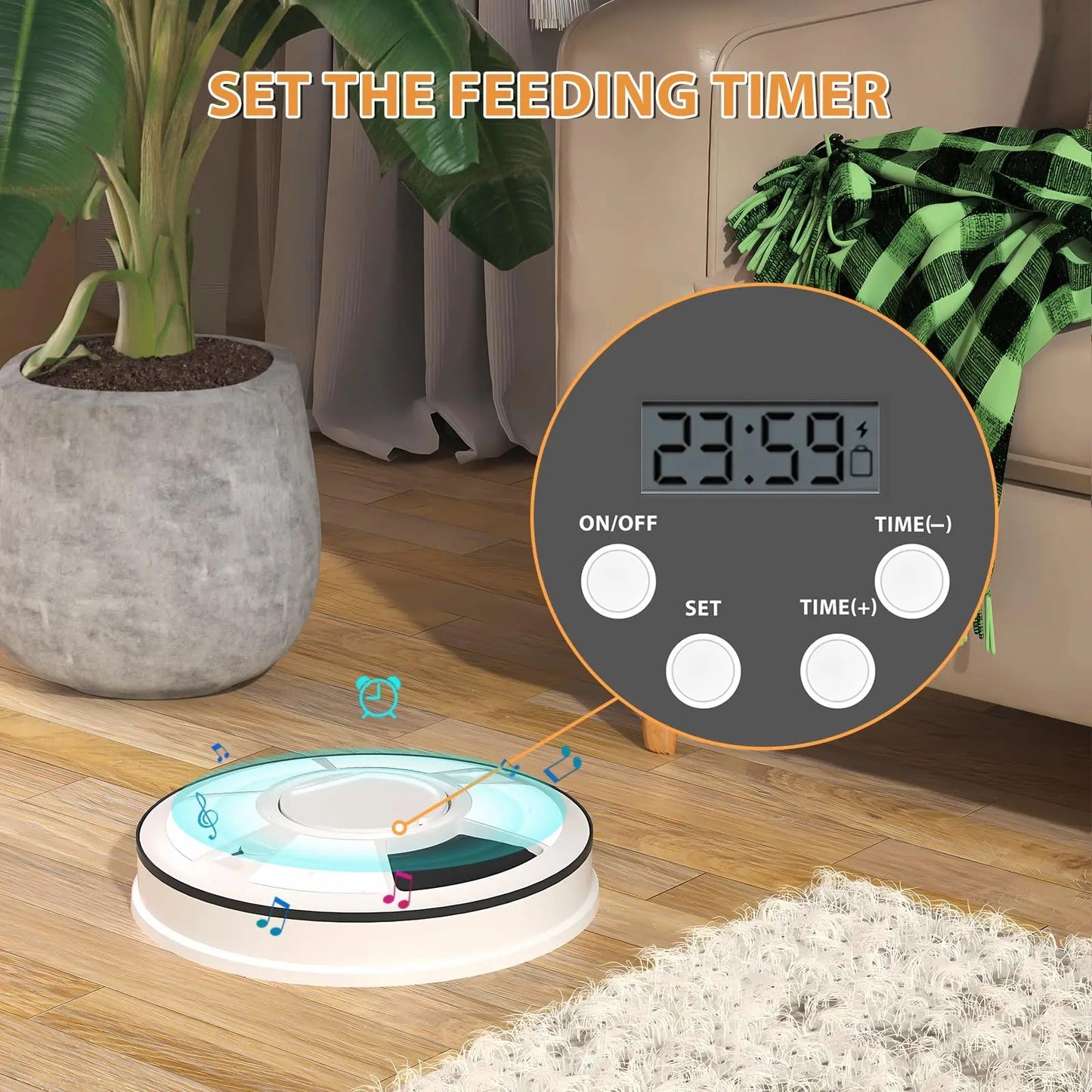 Pet Food Dispenser (Timing Feeder)