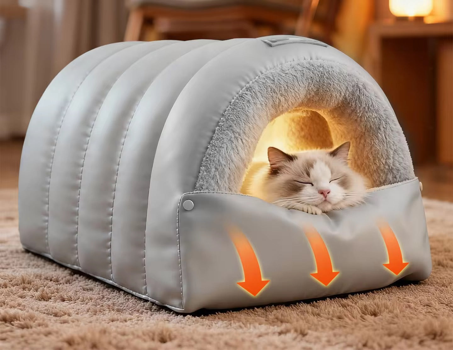 Cat Enclosed Bed