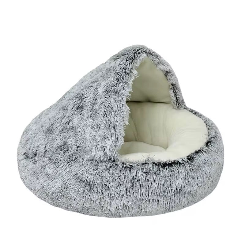 Pet Fluffy Bed (Semi-Enclosed)