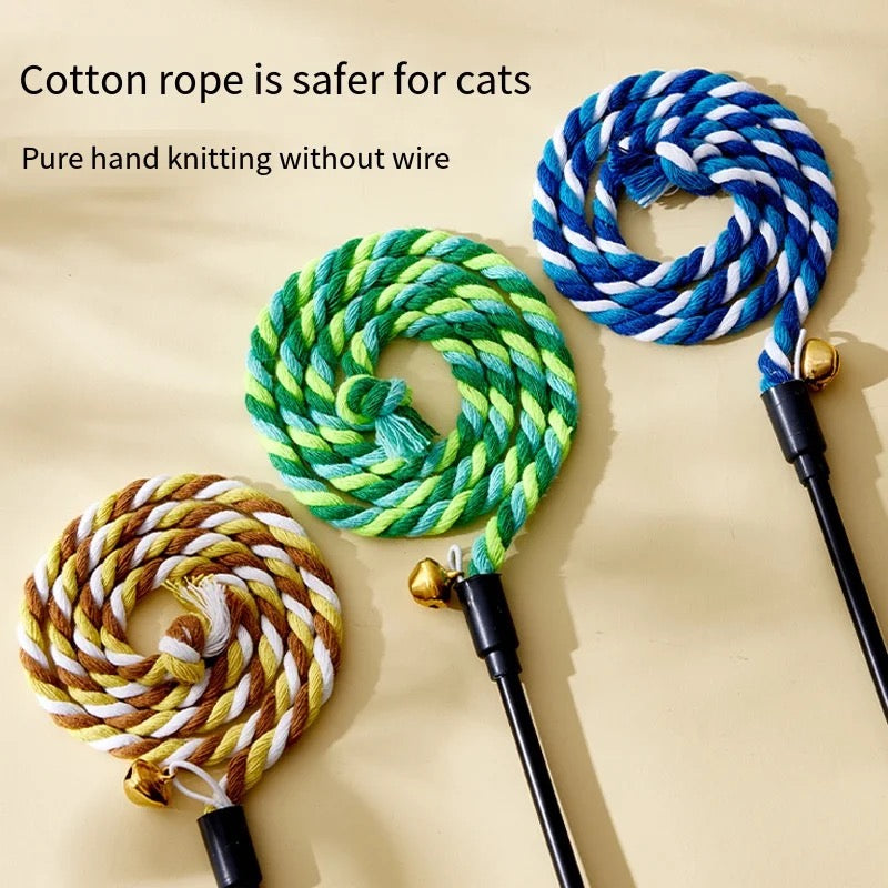 Cat stick toy (Rope style)