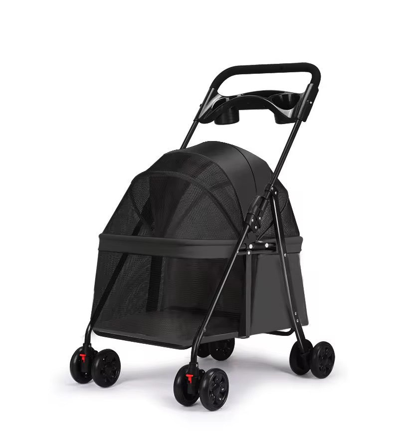 Pet stroller carrier