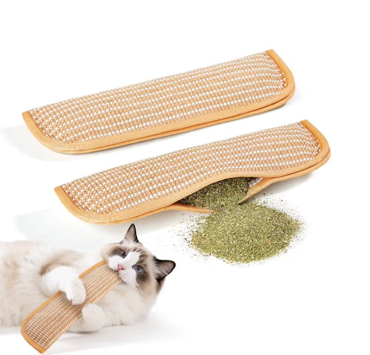 Cat catnip scratcher toy