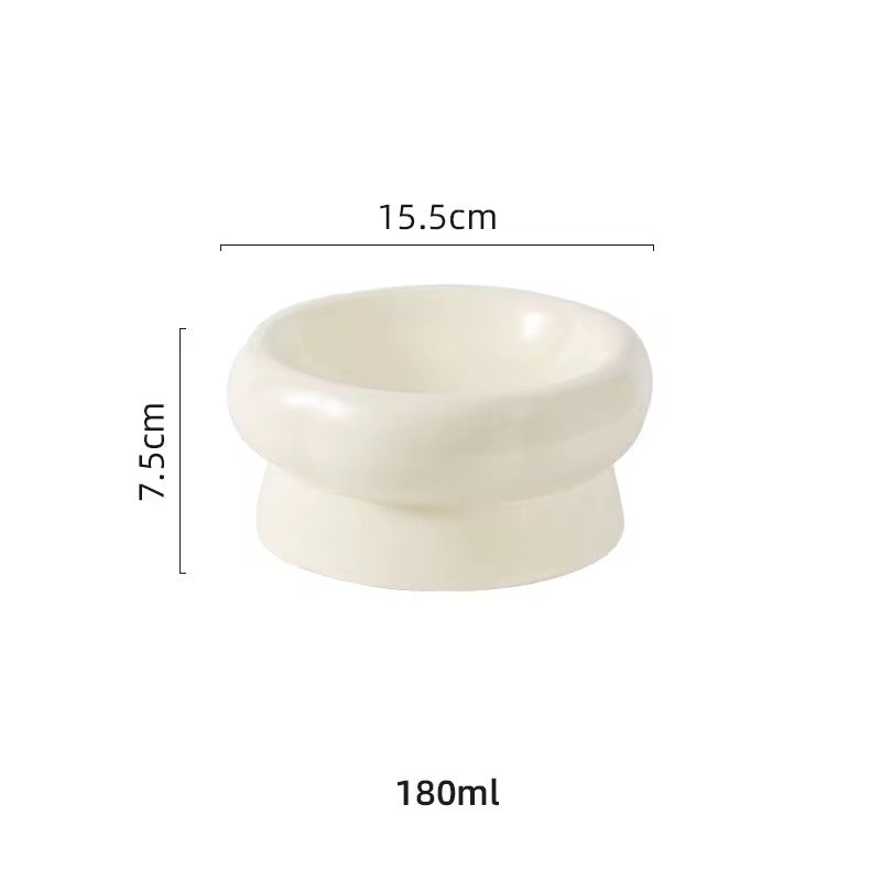 Pet ceramic bowl (Wide style)