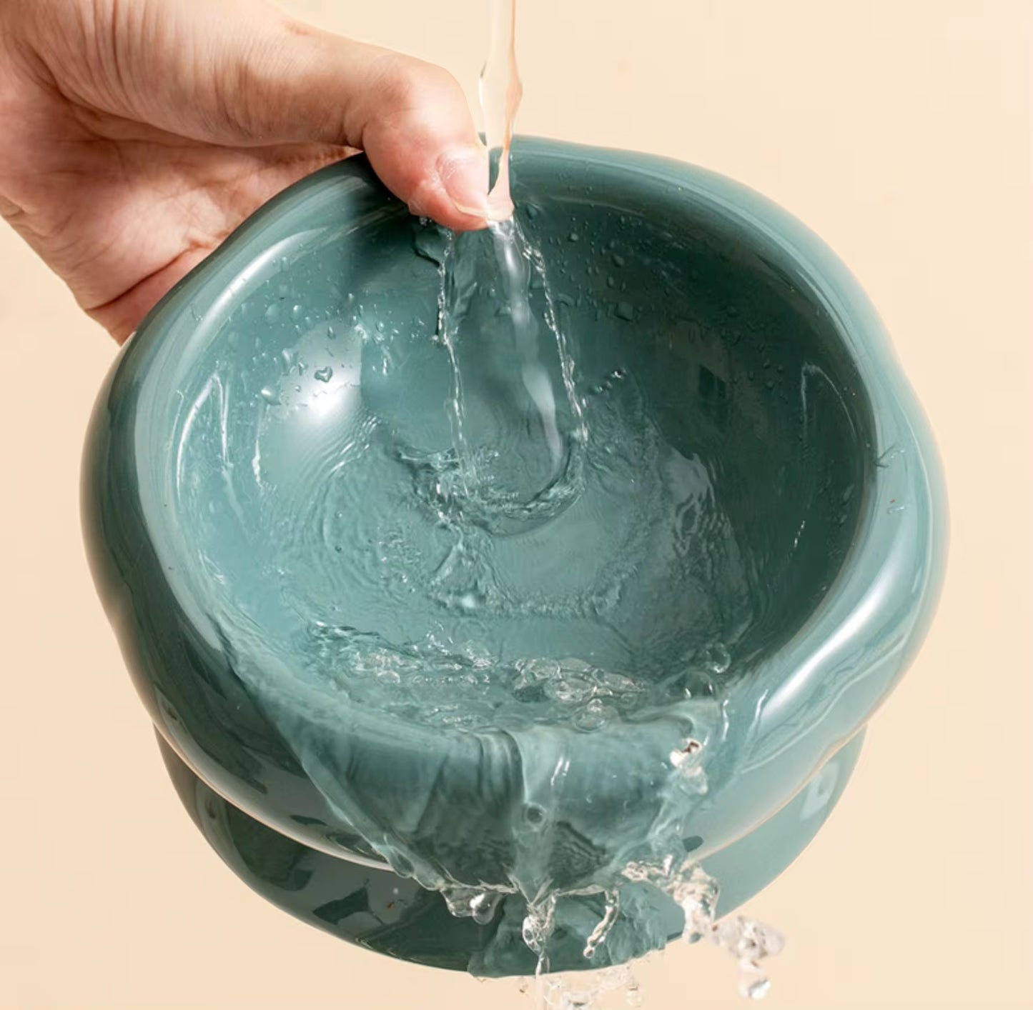 Pet ceramic bowl (Wide style)