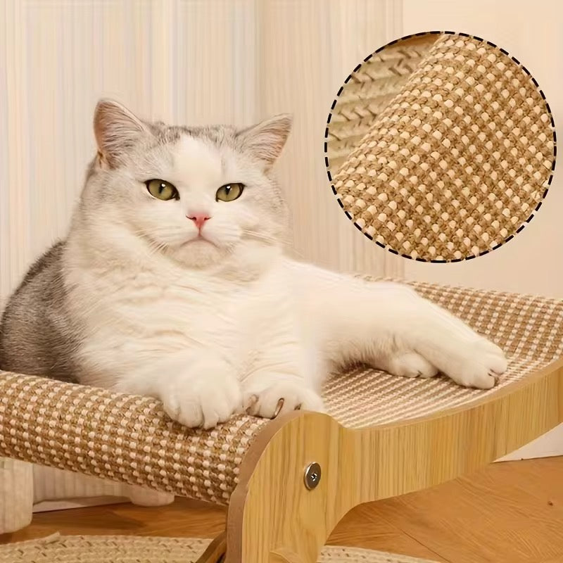 Cat double-layered scratcher bed