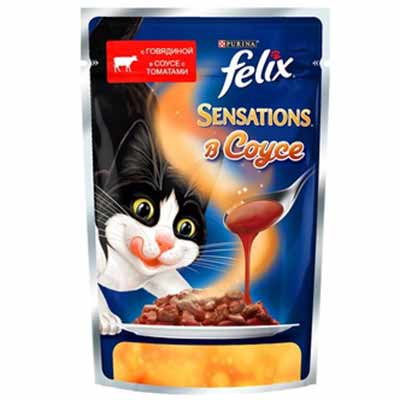 Felix with Beef in tomato sauce 85gr