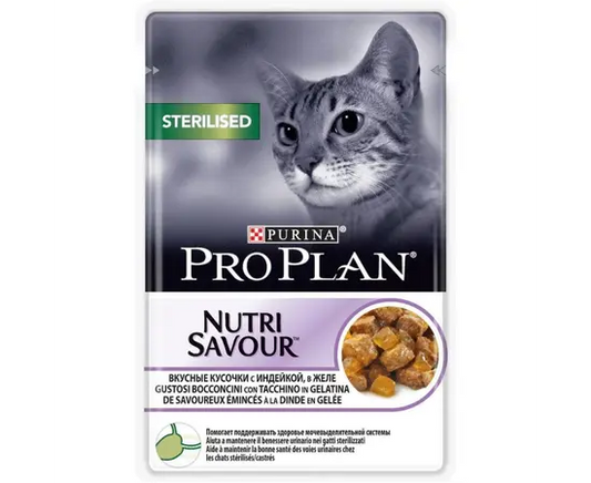 Pro Plan Sterilised with Turkey 85gr